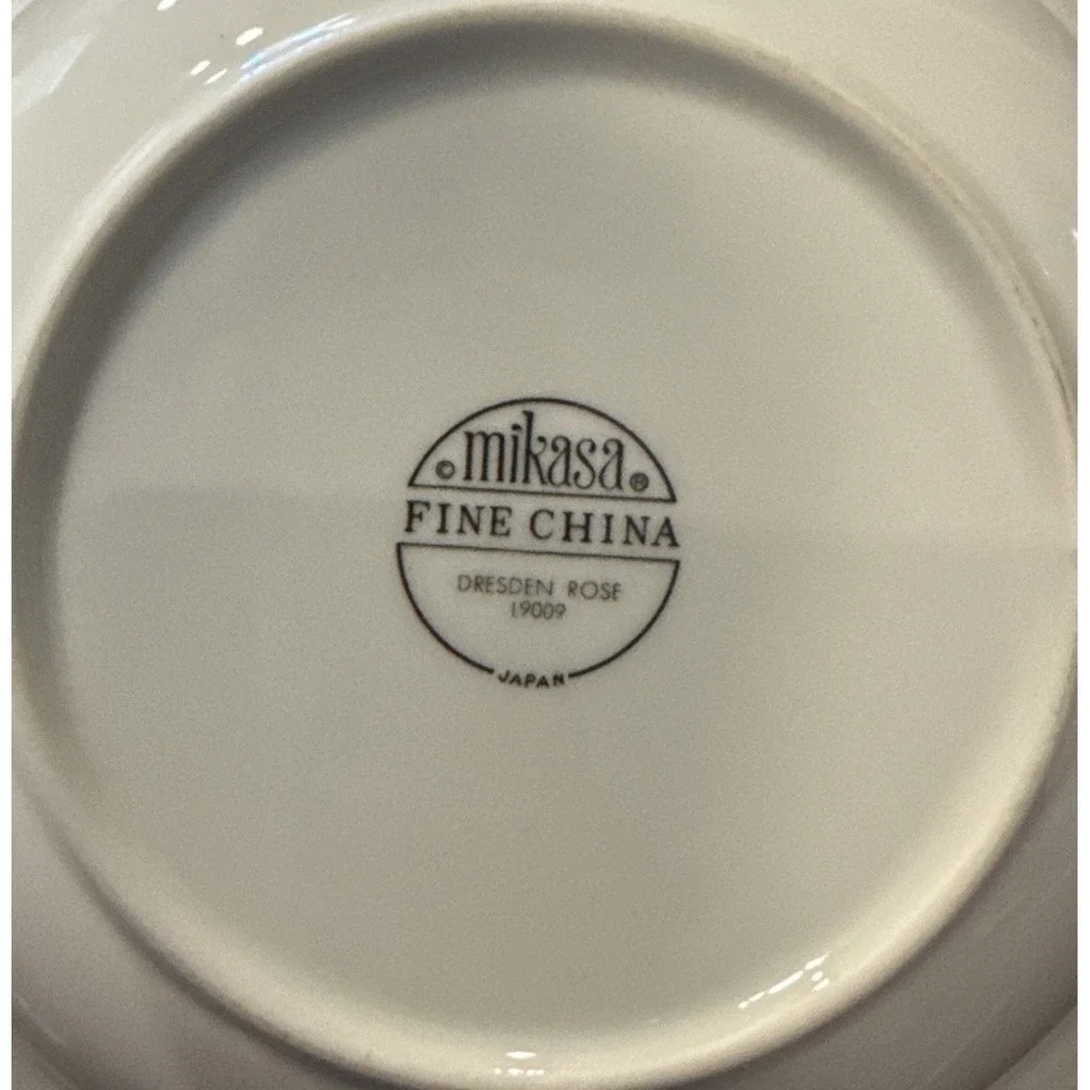 Mikasa Fine China Dresden‎ Rose Round Vegetable Serving Bowls Set Of 2 Japan 9